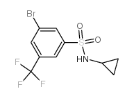 N-Cyclopropyl 3-bromo-5-trifluoromethylbenzenesulfonamide