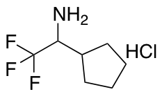 1-cyclopentyl-2,2,2-trifluoroethan-1-amine hydrochloride