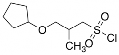 3-(cyclopentyloxy)-2-methylpropane-1-sulfonyl chloride