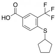4-(cyclopentylsulfanyl)-3-(trifluoromethyl)benzoic acid