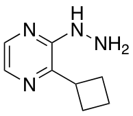 2-cyclobutyl-3-hydrazinylpyrazine