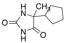 5-cyclopentyl-5-methylimidazolidine-2,4-dione