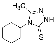 4-cyclohexyl-5-methyl-4H-1,2,4-triazole-3-thiol