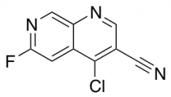 4-Chloro-6-fluoro-1,7-naphthyridine-3-carbonitrile