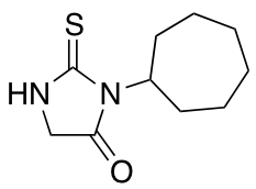 1-cycloheptyl-2-sulfanyl-4,5-dihydro-1H-imidazol-5-one