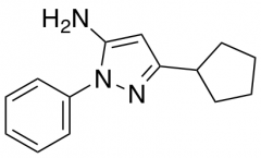 3-Cyclopentyl-1-phenyl-1H-pyrazol-5-amine