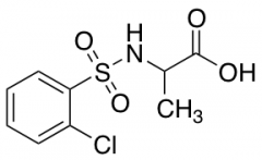 2-{[(2-Chlorophenyl)Sulfonyl]Amino}Propanoic Acid