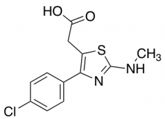 [4-(4-Chloro-phenyl)-2-methylamino-thiazol-5-yl]-acetic Acid