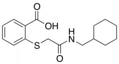 2-({[(Cyclohexylmethyl)carbamoyl]methyl}sulfanyl)benzoic Acid