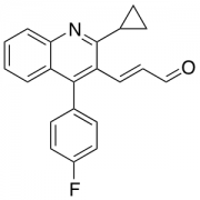 (E)-3-[2-Cyclopropyl-4-(4-fluorophenyl)-3-quinolinyl]-2-propenal