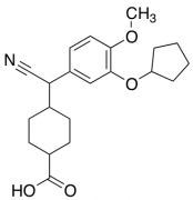 4-[Cyano[3-(cyclopentyloxy)-4-methoxyphenyl]methyl]-cyclohexanecarboxylic Acid