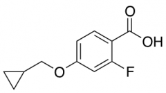 4-(Cyclopropylmethoxy)-2-fluorobenzoic Acid