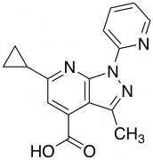 6-Cyclopropyl-3-Methyl-1-(Pyridin-2-Yl)-1h-Pyrazolo[3,4-B]Pyridine-4-Carboxylic Acid
