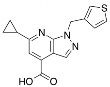 6-Cyclopropyl-1-(Thiophen-3-Ylmethyl)-1h-Pyrazolo[3,4-B]Pyridine-4-Carboxylic Acid