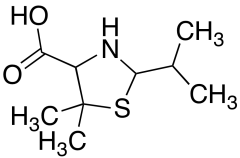 5,5-Dimethyl-2-(1-methylethyl)-4-thiazolidinecarboxylic Acid