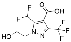 5-(difluoromethyl)-1-(2-hydroxyethyl)-3-(trifluoromethyl)-1H-pyrazole-4-carboxylic acid