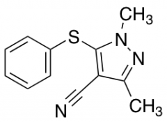 1,3-Dimethyl-5-(phenylsulfanyl)-1H-pyrazole-4-carbonitrile