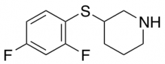 3-[(2,4-Difluorophenyl)sulfanyl]piperidine