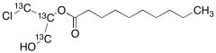 rac-2-Decanoyl-3-Chloropropanediol-13C3