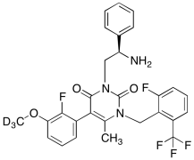 De(ethyl buytrate) Elagolix Methoxy-d3