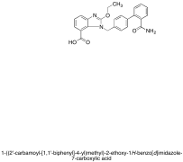 1-​[(2'-​Carbamoylbiphenyl-​4-​yl) methyl]​-​2-​ethoxybenzimidazole-​7-​c