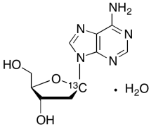 2'-Deoxyadenosine-1'-13C Monohydrate