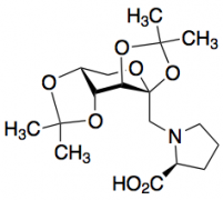 1-[1-Deoxy-2,3:4,5-bis-O-(1-methylethylidene)-&beta;-D-fructopyranos-1-yl]-L-proline