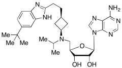 9-[5-Deoxy-5-[[cis-3-[2-[6-(1,1-dimethylethyl)-1H-benzimidazol-2-yl]ethyl]cyclobutyl](1-me