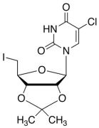 5&rsquo;-Deoxy-5&rsquo;-iodo-2&rsquo;,3&rsquo;-O-isopropylidene-5-chlorour