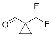 1-(difluoromethyl)cyclopropane-1-carbaldehyde