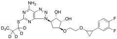 N-Des-(2-(3,4-Difluorophenyl)cyclopropyl)-O-(2-(3,4-Difluorophenyl)cyclopropyl) Ticagrelor