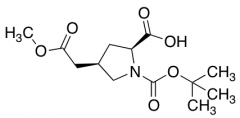 (2S,4R)-N-Tert-butyloxycarbonyl-4-(methoxycarbonyl)methylproline