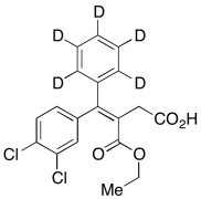 (Z)-4-(3,4-Dichlorophenyl)-3-(ethoxycarbonyl)-4-phenyl-d5-but-3-enoic Acid