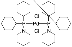 Dichlorobis[1-​(dicyclohexylphosphi​no-​&kappa;P)​piperidine]​-palladium