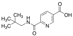 6-[(2,2-dimethylpropyl)carbamoyl]pyridine-3-carboxylic acid