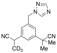 &alpha;-Desmethyl Anastrozole-d3
