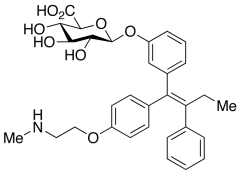 N-Desmethyl-3-hydroxy Tamoxifen O-&beta;-D-Glucuronide