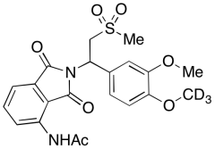rac-3&rsquo;-O-Desethyl-3&rsquo;-O-methyl Apremilast-d3
