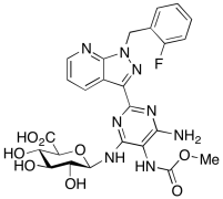 N-Desmethylriociguat N-Glucuronide