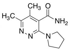 5,6-dimethyl-3-(pyrrolidin-1-yl)pyridazine-4-carboxamide