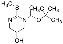 5,6-Dihydro-5-hydroxy-2-(methylthio)-, 1,1-dimethylethyl ester 1(4H)-pyrimidinecarboxylic 