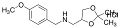 [(2,2-Dimethyl-1,3-dioxolan-4-yl)methyl][(4-methoxyphenyl)methyl]amine Hydrochloride