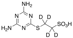 2-(4,6-Diamino-1,3,5-triazin-2-yl)sulfanylethanesulfonic Acid-d4