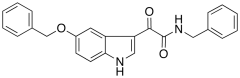 N,5-Dibenzyl-5-hydroxy-indole-3-glyoxylamide
