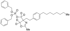 Dibenzyl [2-Methyl-4-[2-(4-octylphenyl)ethyl]-4,5-dihydro-1,3-oxazol-4-yl]methyl-d4 Phosph