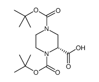 (2R)-1,4-DiBoc-piperazine-2-carboxylic Acid
