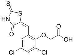 2-[2,4-dichloro-6-[(4-oxo-2-thioxo-5-thiazolidinylidene)methyl]phenoxy]-acetic Acid