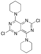 2,6-Dichloro-4,8-dipiperidinopyrimido[5,4-d]pyrimidine