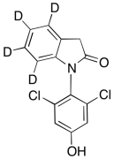 1-(2,6-Dichloro-4-hydroxyphenyl)-1,3-dihydro-2H-Indol-2-one-d4