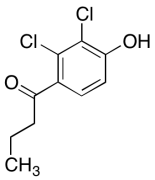 1-​(2,​3-​Dichloro-​4-​hydroxyphenyl)​butan-​1-​one